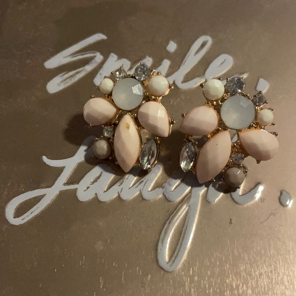 Statement crystal earrings